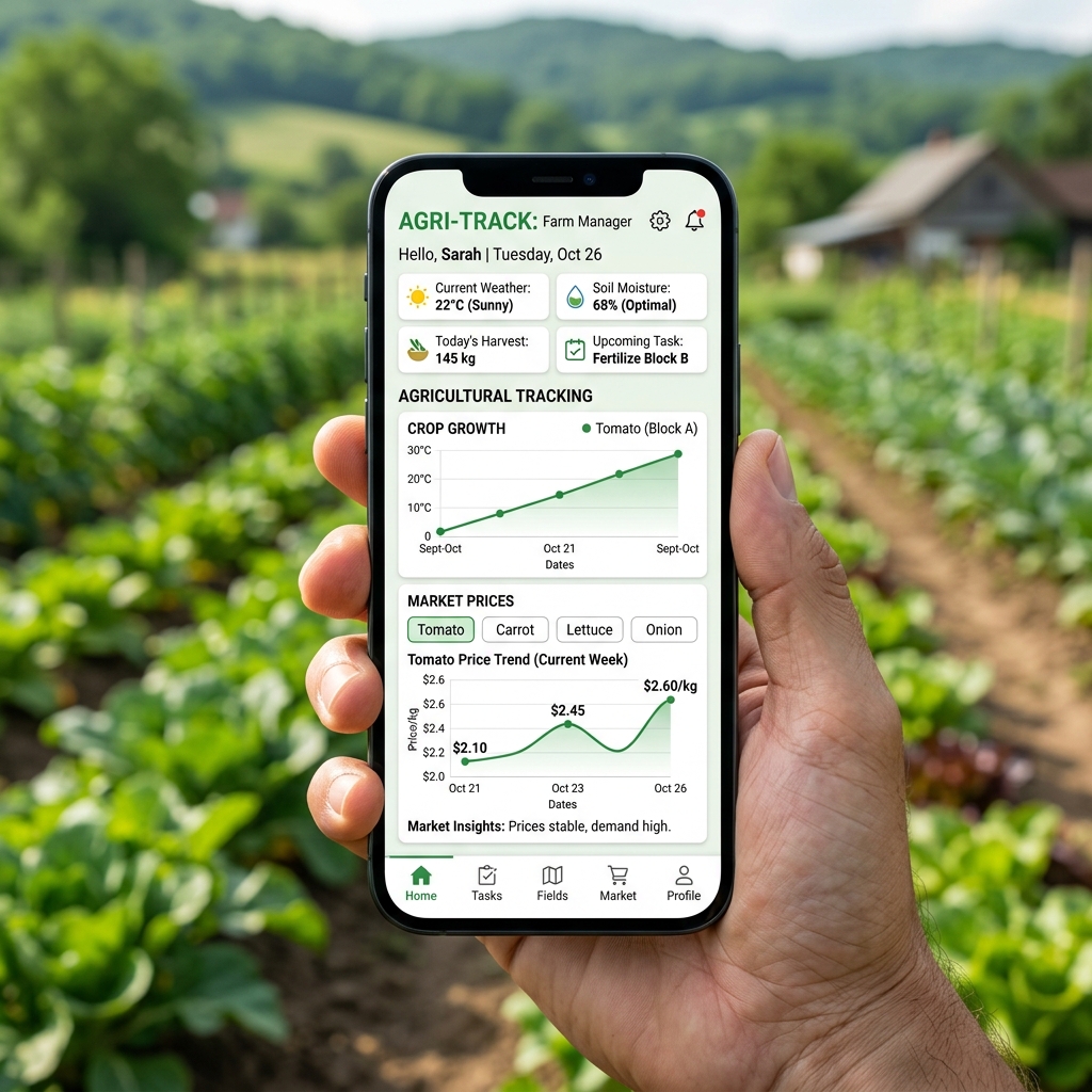 Application mobile agriculteurs