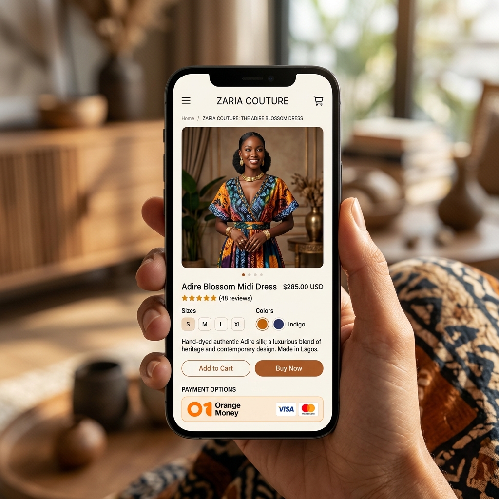 Plateforme e-commerce mode africaine